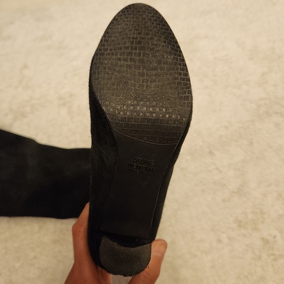 Stuart weitzman highland black suede leather boots - Picture 5 of 5